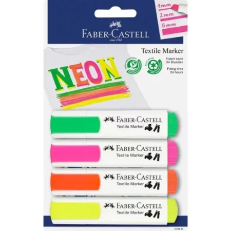 neon-faber-castell-textile-marker-set-of-4