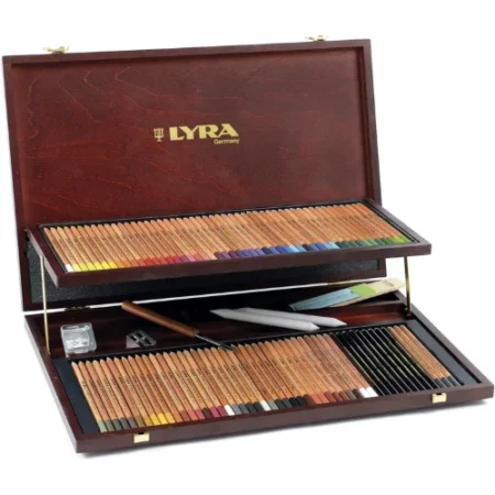 lyra-rembrandt-polycolor-prestige-wooden-box-pencil-set