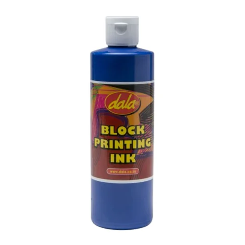Dala Block Printing Ink Blue - Hillcrest Art Supplies