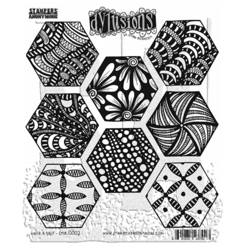 Build a Quilt Dylusions Cling Mount Rubber Stamp
