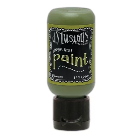Jungle Leaf Dylusions Blendable Paint Flip Top