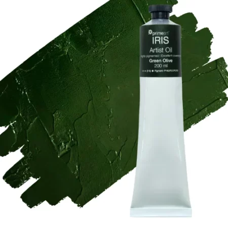 olive-green-iris-oil-paint-200ml