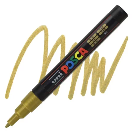 gold-posca-marker-fine-tip-3m