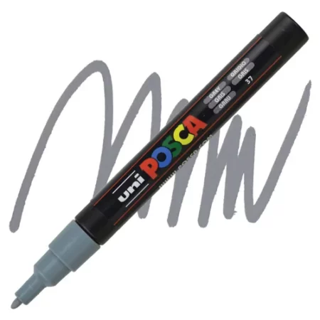grey-posca-marker-fine-tip-3m