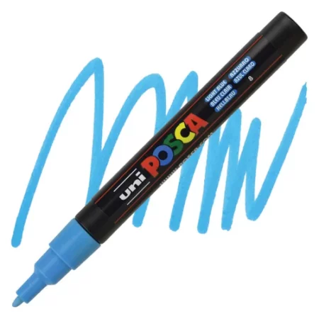light-blue-posca-marker-fine-tip-3m