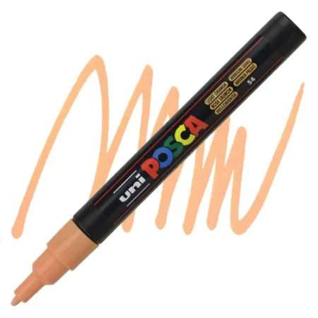 light-orange-posca-marker-fine-tip-3m