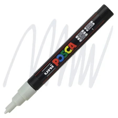 white-posca-marker-fine-tip-3m