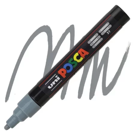 grey-posca-marker-medium-tip-5m
