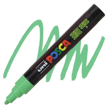 light-green-posca-marker-medium-tip-5m