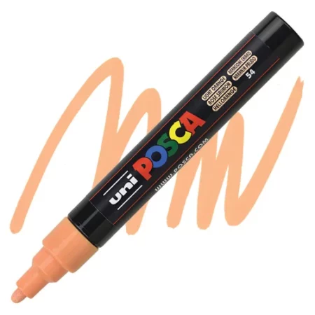 light-orange-posca-marker-medium-tip-5m