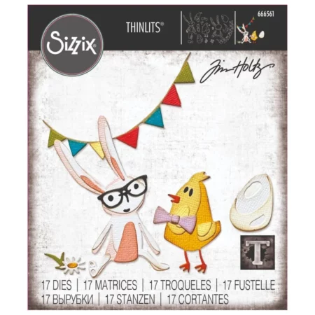 Vault Bunny and Chick by Tim Holtz Thinlits Die